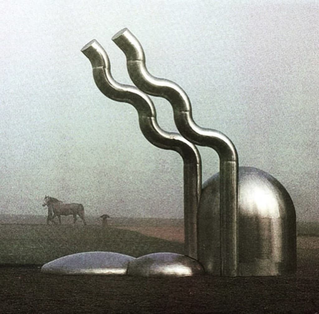 Escultura de tubos
